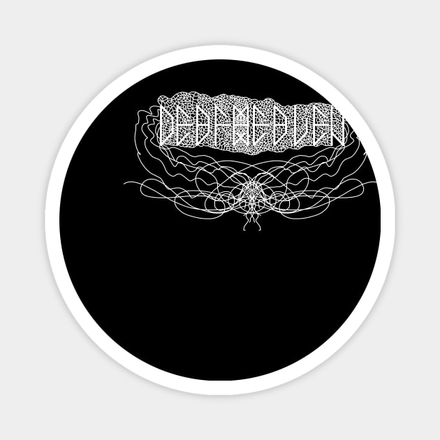 Deafheaven Black Metal Logo Magnet by Second Wave Apparel